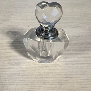Vintage crystal mini perfume bottle